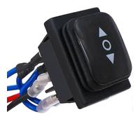 Interrupteur a bascule momentane a polarite inversee, actionneur de moteur de commande etanche, 6 broches, 3 positions