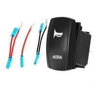 Interrupteur à bascule momentané étanche à LED verte de qualité supérieure adapté pour les applications de voiture, bateau, camion à une tension de 12 V/20 A