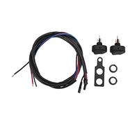 Interrupteur à bascule ON-OFF SPST 12 V 30 A avec indicateur LED rouge, interrupteur à bascule étanche à 3 broches pour le contrôle de l’éclairage des voitures, camions, bateaux et
