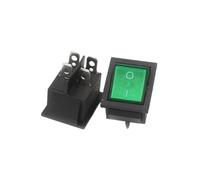 Interrupteur à bascule pour bateau, alimentation é Interrupteur à bascule, bouton d'alimentation, 1,2 m, lumière rouge, lumière verte, 31 x 25 mm, 16 A, 250 V(Blue)