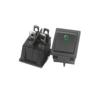 Interrupteur à bascule pour bateau, alimentation é Interrupteur à bascule, bouton d'alimentation, 1,2 m, lumière rouge, lumière verte, 31 x 25 mm, 16 A, 250 V(MULTI)