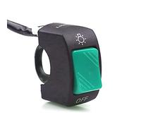 Interrupteur à bascule pour guidon de moto, 5 couleurs, interrupteur marche/arrêt pour moto, bouton poussoir, commutateurs de guidon de 22 mm, connecteur électronique pour vélo, scooter, moto (couleur