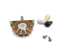 Interrupteur à bascule professionnel à 5 voies pour la plupart des guitares électriques avec boutons noir/blanc/jaune