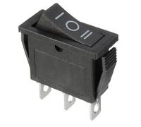 Interrupteur à bascule rectangulaire 3 positions SPDT On-Off-on Rectangle Interrupteur à bascule noir. Merci de prendre en compte une marge d'erreur de 1 à 10 mm