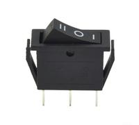 Interrupteur à bascule rectangulaire OnOffOn efficace avec 3 positions pour une utilisation en véhicule et en mer