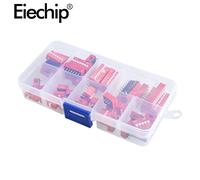 Interrupteur à bascule rouge à glissière, Kit électronique à monter soi-même, 2.54mm, 9 valeurs 1P 2P 3P 4P 5P 6P 7P 8P 9P, 45 pièces/lot