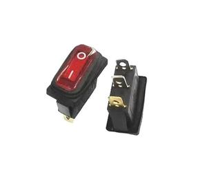 Interrupteur à bascule rouge KCD3, marche/arrêt, 3 broches, 2 positions, avec éclairage, alimentation 15 A 250 VCA/20 A 125 VCA LTRAJUYNH