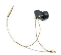 Interrupteur à bascule thermocouple pour chauffage extérieur - Pièce de rechange avec filetage M8 pour radiateurs sur pied propane et pyramide - 35 cm - Noir