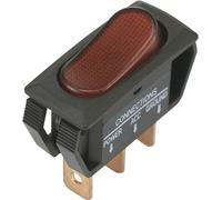 Interrupteur à bascule TRU COMPONENTS TC-R13-242B2 1588028 12 V/DC 25 A 1 x Off/On à accrochage