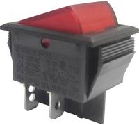 Interrupteur à bascule TRU COMPONENTS TC-R13-69B-01 RD 1587524 250 V/AC 10 A 2 x Off/On à accrochage