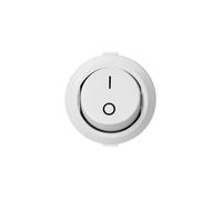 Interrupteur à Bascule Unipolaire On-Off 6.1A 250V - Blanc