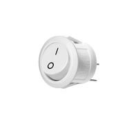 Interrupteur à Bascule Unipolaire On-Off 6.1A 250V - Blanc