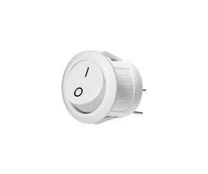 Interrupteur à Bascule Unipolaire On-Off 6.1A 250V - Blanc