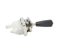 Interrupteur à bascule unipolaire pour voitures classiques compatible avec Austin, Jaguar, Land Rover, Mini, remplace OEM 31909 Spb200 Alliage métallique 14,5 mm Montage Dolly en plastique noir 12 V