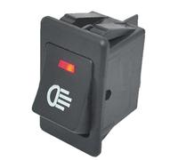 Interrupteur à bascule universel for feu antibrouillard B35 DC 12 V 35 A 4 broches 1 pièce(Red)