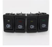 Interrupteur à bascule universel for feu antibrouillard LED 12 V 35 A 1 pièce(Red)