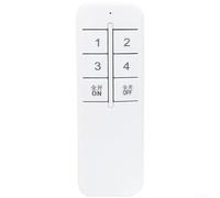 Interrupteur à bascule Wi-Fi intelligent compatible avec Alexa et Google Assistant, télécommande sans fil avec minuterie de planification, panneau mural à activation vocale pour domotique, blanc (WHYK