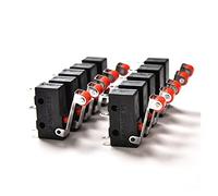 Interrupteur à bouton 10 pièces/ensemble Mini interrupteur tactile 3 broches KW12-3 5A 250V micro-interrupteur d'horloge poignée ronde