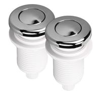 Interrupteur à bouton d'air 2 pièces, bouton poussoir de commutateur d'évier activé par l'air, 1,26 pouces