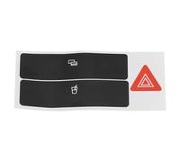 Interrupteur à bouton de voiture Compatible Avec A6 C5 1998 1999 2000 2001 2002 2003 2004 Réparation Des Autocollants Des Boutons D'alarme Et De Porte-gobelet Du Tableau De Bord De Voiture(Type A)