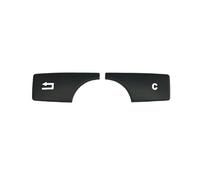 Interrupteur à bouton de voiture Compatible Avec Benz Classe A B C E CLA GLA GLK W204 W212 W176 W246 X204 - Cache-boutons Multimédia De Console Centrale (autocollant)(Model C Black)