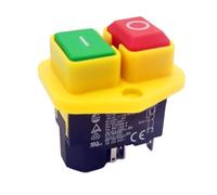 Interrupteur à bouton KJD17B 1PC 220V-240V 16A Interrupteur à 5 broches for outil électrique