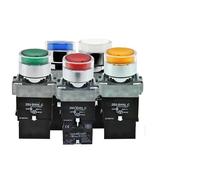 Interrupteur à bouton LED XB2-BWB XB2-BWM XB2-BW34B1C XB2-BW33B1C Réinitialisation automatique et verrouillage automatique(ZB2-BE101C 1NO)