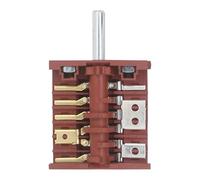 Interrupteur à bouton marche/arrêt for chauffage électrique rotatif 16 A 250 V, interrupteur à vitesse variable for four et cuisinière multi-usages FD103M 6+0