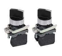 Interrupteur à bouton-poussoir à poignée standard XB4-BD21 XB4-BD33, 1 pièce(2 gear,Self reset,1NO1NC)