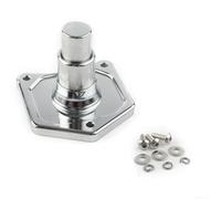 Interrupteur à bouton-poussoir Big Twin 9117 avec finition CNC chromée, remplacement facile pour le système de relais stock