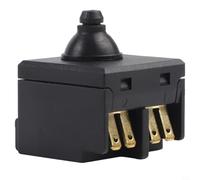 Interrupteur à bouton-poussoir compatible avec meuleuse d'angle de 100 mm et accessoire de polisseuse adapté pour la réparation d'outils électriques à domicile et les mises à niveau d'équipement