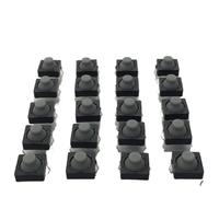 Interrupteur à bouton-poussoir conducteur G77, 8x8x5MM, 4 broches, 20 pièces/lot