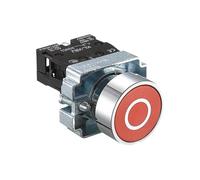 Interrupteur à bouton-poussoir d'arrêt d'urgence 22 mm, tête champignon à réinitialisation automatique, marche/arrêt momentané for contrôle industriel série XB2(XB2-BA4322)