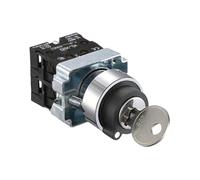 Interrupteur à bouton-poussoir d'arrêt d'urgence 22 mm, tête champignon à réinitialisation automatique, marche/arrêt momentané for contrôle industriel série XB2(XB2-BG33)