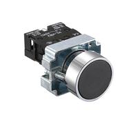 Interrupteur à bouton-poussoir d'arrêt d'urgence 22 mm, tête champignon à réinitialisation automatique, marche/arrêt momentané for contrôle industriel série XB2(XB2-BA21)