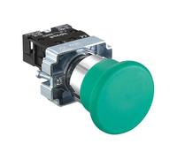 Interrupteur à bouton-poussoir d'arrêt d'urgence 22 mm, tête champignon à réinitialisation automatique, marche/arrêt momentané for contrôle industriel série XB2(XB2-BC31)
