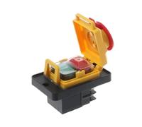 Interrupteur à bouton-poussoir de démarrage/arrêt à 4 broches KJD12 250 V, sans tension, commun aux machines d'atelier de menuiserie et de métallurgie