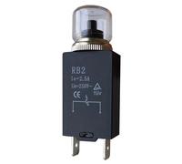 Interrupteur à bouton-poussoir de protection thermique RB2, protecteur de surcharge, protecteur de surintensité, disjoncteur CA 250 V(2.5A)