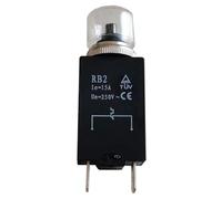 Interrupteur à bouton-poussoir de protection thermique RB2, protecteur de surcharge, protecteur de surintensité, disjoncteur CA 250 V(15A)