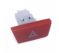 Interrupteur à bouton-poussoir de signalisation de danger à LED rouge 6490.NG pour Peugeot 107 Citroën C1 Toyota Aygo Mk1 Interrupteur de lampe de signalisation d'urgence