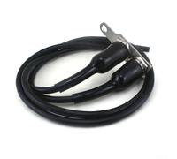 Interrupteur à bouton-poussoir double marche/arrêt en aluminium CNC 12 V avec indicateur LED bleu pour éclairage auxiliaire de moto et circuits d'alimentation