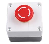 Interrupteur à bouton-poussoir E-Stop AC220 V 10 A compatible avec les chantiers de construction, les aéroports, les hôtels et les installations de traitement des eaux usées