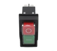 Interrupteur à bouton-poussoir électromagnétique AC250 V 18 A 4 broches/5 broches pour la sécurité des machines-outils avec boîtier de protection IP55 contre l'eau et la poussière (4)