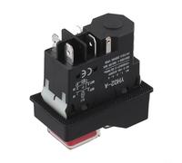 Interrupteur à bouton-poussoir électromagnétique AC250 V 18 A avec design 4/5 broches pour KJD17 KLD28 Compatibilité IP55 Protection pour outils de jardin et d'atelier (5)