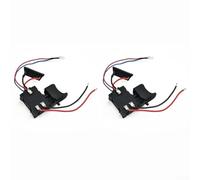 Interrupteur à bouton poussoir électronique pour perceuse sans fil CC 7,2 V-24 V, pièce de réparation en plastique et métal pour outils électriques au lithium