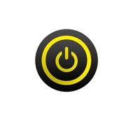 Interrupteur à bouton-poussoir en métal noir 12/16/19/22 mm, marche/arrêt, interrupteur d'alimentation momentané à LED, prises électriques 5 V, 12 V, 24 V(YELLOW POWER LED,22MM_MOMENTARY_9-30V(12V))