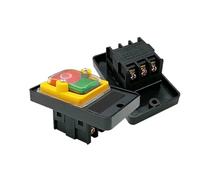 Interrupteur à bouton-poussoir étanche 5M 5H10A 220V 380V, for Machine de découpe, perceuse d'établi, interrupteur marche/arrêt(5M Without Base)