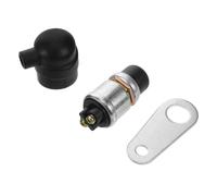 Interrupteur à Bouton-poussoir Étanche pour Démarrage Moteur Automobile | Métal et Caoutchouc, Installation Simple, Usage Automobile et Marine, Bouton de Démarrage Moteur