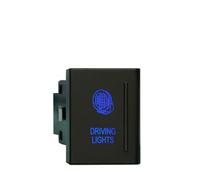 Interrupteur à bouton-poussoir LED bleu/ON OFF Spot feux de recul arrière gyrophare adapté pour VW AMAROK Volkswagen accessoires de remplacement(Driving lights-R)