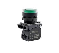 Interrupteur à bouton-poussoir lumineux XB5, 1 pièce, NC, NO, tension 220 V, 24 V, 22 mm(Green,2NC_24 V)